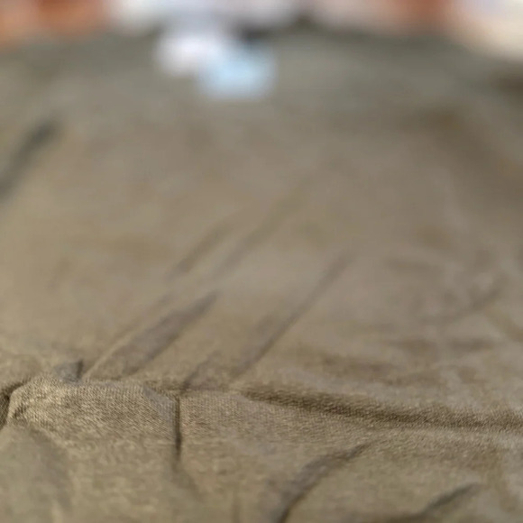 ARTICLES OF SOCIETY NWT olive green mock neck pocket front short sleeve Small - Picture 6 of 11